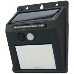 Entac Napelemes Műanyag Lámpa 1.2W SMD 3 mód PIR