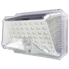 Entac Napelemes Műanyag Lámpa 1.5W SMD 3 mód PIR