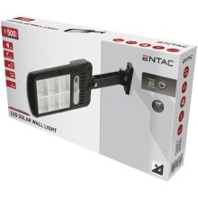 Entac Napelemes Műanyag Fali lámpa 5W SMD mozgásérzékelővel