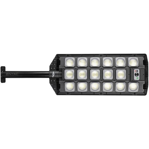 Entac LED Szolár Utcai Lámpa Távirányítóval, Mozgásérzékelővvel Autamata Dimm funkcióval, 1500lm