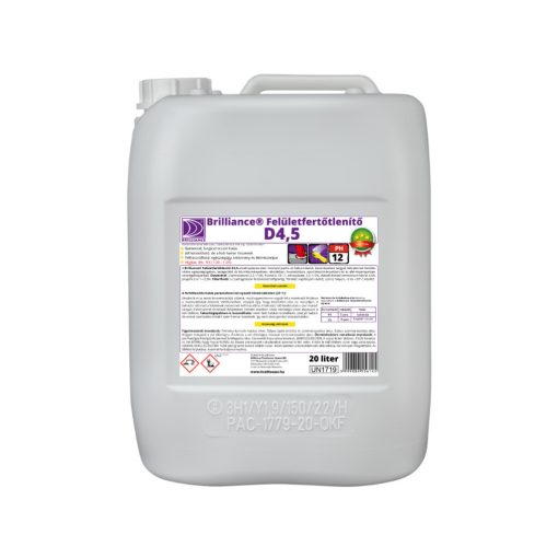 Brilliance® Felületfertőtlenítő D4,5 - 20 liter