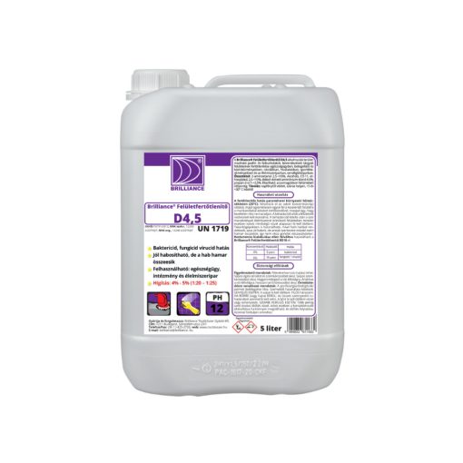 Brilliance® Felületfertőtlenítő D4,5 - 5 liter