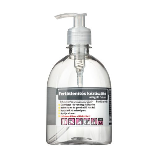 Brilliance Fertőtlenítős kéztisztító adagoló flakon 500 ml (üres)