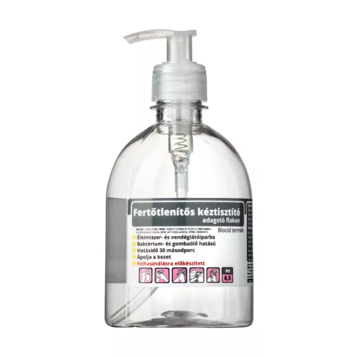 Brilliance Fertőtlenítős kéztisztító adagoló flakon 500 ml (üres)