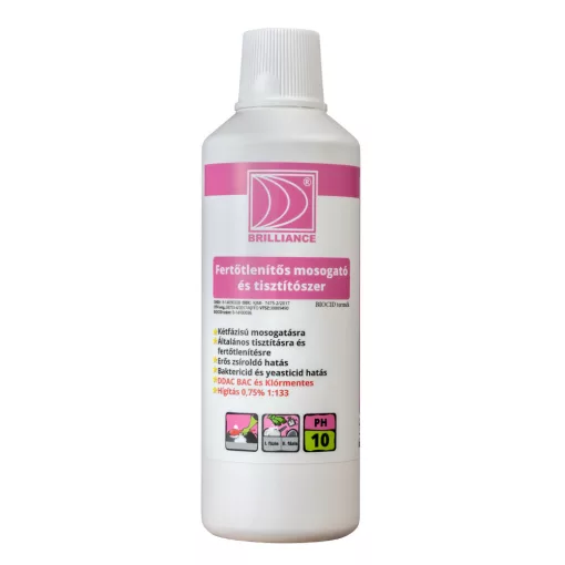 Brilliance® Fertőtlenítős mosogató- és tisztítószer 1 liter