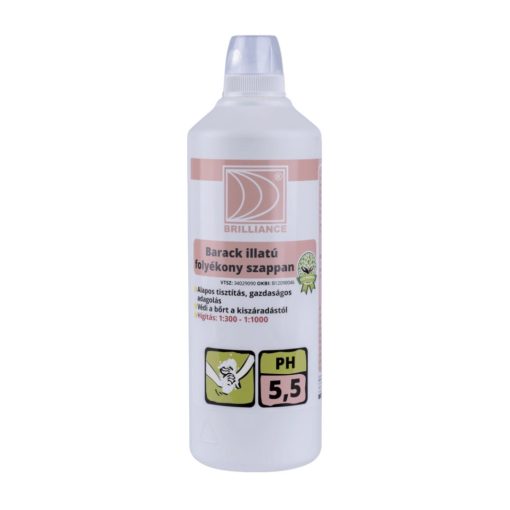 Brilliance® Barack illatú folyékony szappan 1 liter