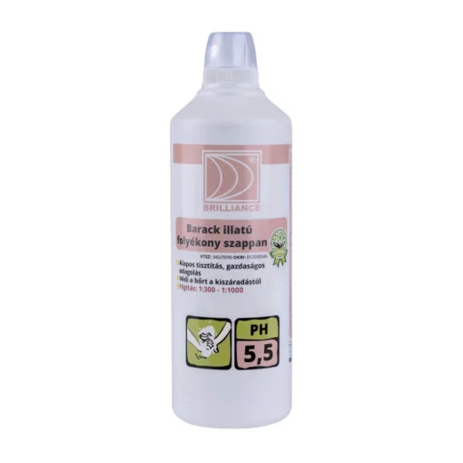 Brilliance® Barack illatú folyékony szappan 1 liter