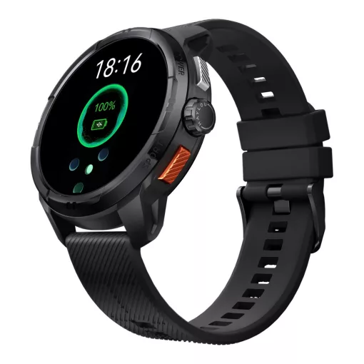 Haylou Xiaomi Solar Ultra okosóra, Amoled 1,60", fekete