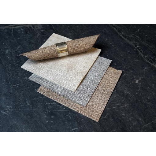 Infibra Szalvéta 38x38cm Trend Trama mustard 2 réteg 40 lap/csomag 