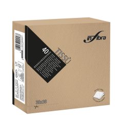 Infibra Szalvéta 38x38cm Kapucsinó 2 réteg 40 lap/csomag 