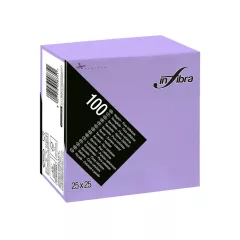 Infibra Szalvéta 25x25cm lila  2 réteg 100 lap/csomag 