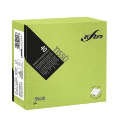 Infibra Szalvéta 38x38cm Almazöld 2 réteg 40 lap/csomag 