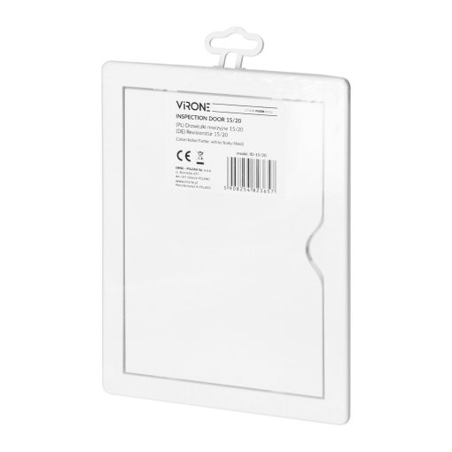 Virone revíziós szerelő ajtó műanyag  fehér 15x20cm 