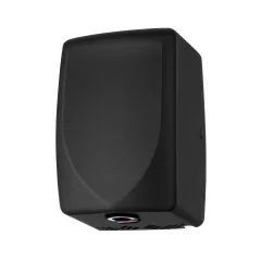 Kézszárító Mini, fekete, rozsdamentes acél 1350W