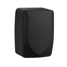 Kézszárító Mini, fekete, rozsdamentes acél 1350W