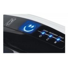 Kézszárító, légpengés, kézbedugós, ABS fehér, fekete belsővel 1850W