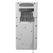 Kézszárító, légpengés, kézbedugós, ABS fehér, fekete belsővel, szénkefe nélküli motorral 1750W