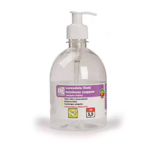 Brilliance Levendula illatú folyékony szappan adagoló flakon 500ml (üres)