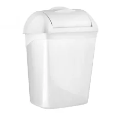   Mar plast falra is szerelhető fehér szemetes, intim tasak gyűjtő  8 L