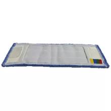 Mop mikroszálas kék 40cm, füles, 3 lyukas mop