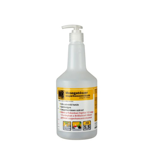 Mosogatószer szuperkoncentrátum adagoló flakon pumpával 750ml (üres)