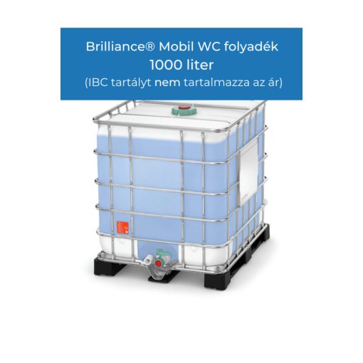 Brilliance® Mobil WC folyadék 1000 liter (IBC tartályt nem tartalmazza az ár)