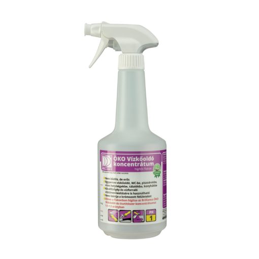 Brilliance® ÖKO Vízkőoldó koncentrátum hígító flakon szórófejjel 750ml (üres)