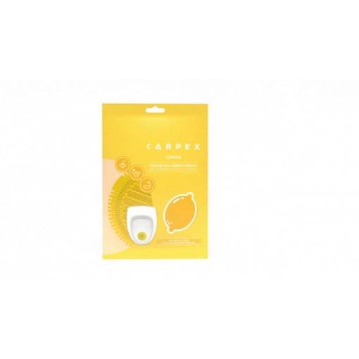 Piszoár illatosító rács Carpex, wave, citrus (sárga)