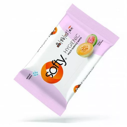Softy Hygienic univerzális felülettisztító törlőkendő 40 lapos, visszazárható