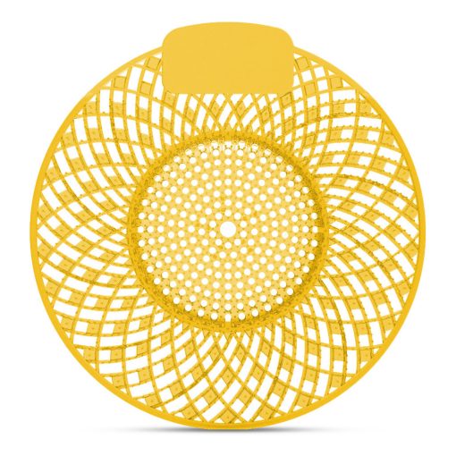 Piszoár bio enzimes illatosító rács Spiral, citrom illatú (sárga)