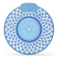 Piszoár bio enzimes illatosító rács Spiral, óceán illatú (kék)