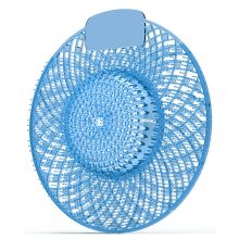 Piszoár bio enzimes illatosító rács Spiral, óceán illatú (kék)