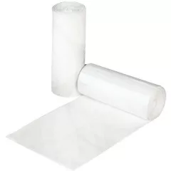 Szemeteszsák fehér 35x45 16mikron 10L 20db/tekercs