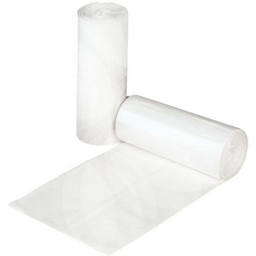Szemeteszsák fehér 48x50 16mikron 20L 20db/tekercs
