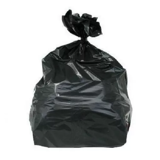 Szemeteszsák fekete 60x80 20mikron 80L 10db/tekercs