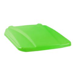   Planet Szelektív hulladékgyűjtő konténer, műanyag, pedálos ,ZÖLD, 70L FEDÉL