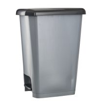 Planet Pedálos szemetes kuka SLIM, műanyag, ECO antracit, 25L