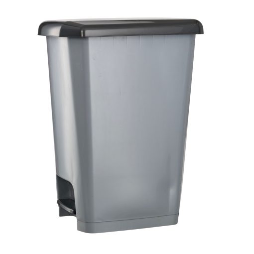 Planet Pedálos szemetes kuka SLIM, műanyag, ECO antracit, 25L