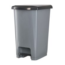 Planet Pedálos szemetes kuka SLIM, műanyag, ECO antracit, 40L