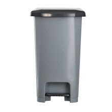 Planet Pedálos szemetes kuka SLIM, műanyag, ECO antracit, 40L