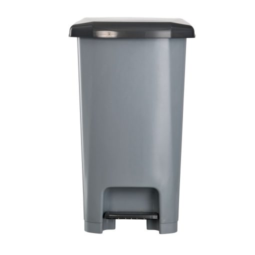 Planet Pedálos szemetes kuka SLIM, műanyag, ECO antracit, 40L