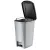   Planet Pedálos szemetes kuka SLIM, műanyag, ECO antracit, 40L