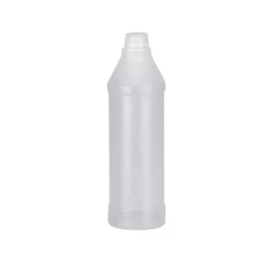Kiehl szóróflakon hosszúkás, átlátszó, szórófej nélkül, üres, biztonsági záras 500ml