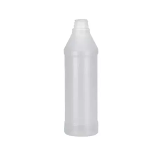 Kiehl szóróflakon hosszúkás, átlátszó, szórófej nélkül, üres, biztonsági záras 500ml