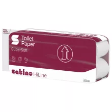 Satino Wepa Prestige toalettpapír, 4 rétegű, 150 lapos, 8 tekercs/csomag, 9 csomag/zsák