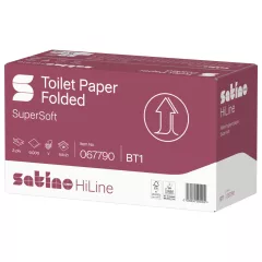   Satino Wepa Prestige hajtogatott toalettpapír cellulóz 2 réteg, 9,8x21cm, 30x300 lap