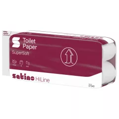   Satino Wepa Prestige toalettpapír 3 rétegű, fehér, 250 lap, 8 tek/csg 8 csomag/zsák