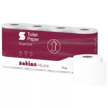 Satino Wepa Prestige toalettpapír 3 rétegű, fehér, 150 lap, 8 tek/csg 8 csomag/zsák