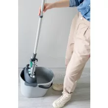 York Eco Ego felmosó szett ovális vödörrel, moppal, nyéllel, préssel
