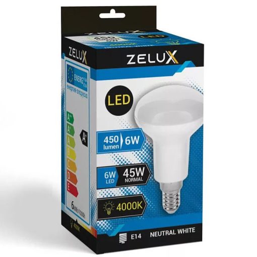 Zelux Led R50 7W E14 4000K